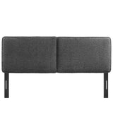 Lindee Boucle Fabric Queen Headboard by Lefancy