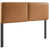 Lindee Vegan Leather King Headboard by Lefancy