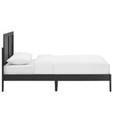 Sirocco Rattan and Wood Twin Platform Bed by Lefancy