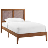 Sirocco Rattan and Wood Twin Platform Bed by Lefancy