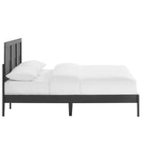 Sirocco Rattan and Wood Full Platform Bed by Lefancy