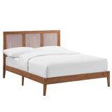 Sirocco Rattan and Wood Full Platform Bed by Lefancy