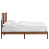 Sirocco Rattan and Wood Full Platform Bed by Lefancy