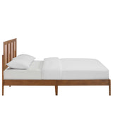 Sirocco Rattan and Wood Queen Platform Bed by Lefancy