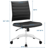 Jive Armless Mid Back Office Chair by Lefancy