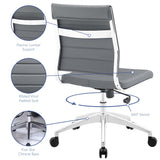 Jive Armless Mid Back Office Chair by Lefancy