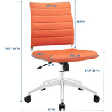 Jive Armless Mid Back Office Chair by Lefancy