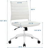 Jive Armless Mid Back Office Chair by Lefancy