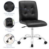 Prim Armless Mid Back Office Chair by Lefancy