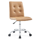 Prim Armless Mid Back Office Chair by Lefancy