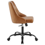 Designate Swivel Vegan Leather Office Chair by Lefancy