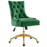 Regent Tufted Performance Velvet Office Chair by Lefancy