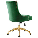 Regent Tufted Performance Velvet Office Chair by Lefancy