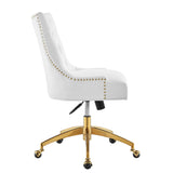 Regent Tufted Performance Velvet Office Chair by Lefancy