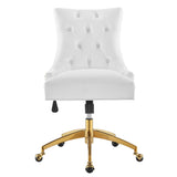 Regent Tufted Performance Velvet Office Chair by Lefancy