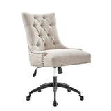 Regent Tufted Fabric Office Chair by Lefancy