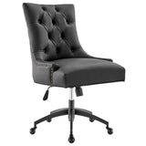 Regent Tufted Vegan Leather Office Chair by Lefancy