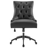 Regent Tufted Vegan Leather Office Chair by Lefancy