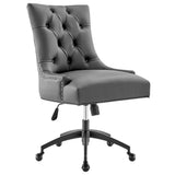 Regent Tufted Vegan Leather Office Chair by Lefancy