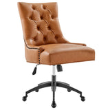 Regent Tufted Vegan Leather Office Chair by Lefancy