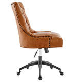 Regent Tufted Vegan Leather Office Chair by Lefancy