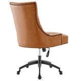 Regent Tufted Vegan Leather Office Chair by Lefancy