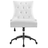 Regent Tufted Vegan Leather Office Chair by Lefancy