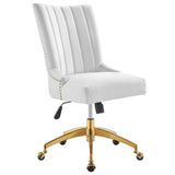 Empower Channel Tufted Performance Velvet Office Chair by Lefancy