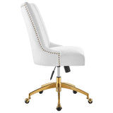 Empower Channel Tufted Performance Velvet Office Chair by Lefancy