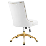 Empower Channel Tufted Performance Velvet Office Chair by Lefancy