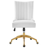 Empower Channel Tufted Performance Velvet Office Chair by Lefancy