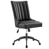 Empower Channel Tufted Vegan Leather Office Chair by Lefancy