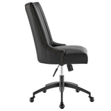 Empower Channel Tufted Vegan Leather Office Chair by Lefancy