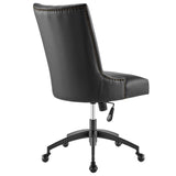 Empower Channel Tufted Vegan Leather Office Chair by Lefancy