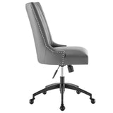 Empower Channel Tufted Vegan Leather Office Chair by Lefancy