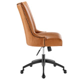 Empower Channel Tufted Vegan Leather Office Chair by Lefancy