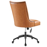 Empower Channel Tufted Vegan Leather Office Chair by Lefancy