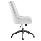 Empower Channel Tufted Vegan Leather Office Chair by Lefancy