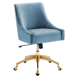 Discern Performance Velvet Office Chair by Lefancy