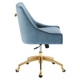 Discern Performance Velvet Office Chair by Lefancy