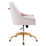 Discern Performance Velvet Office Chair by Lefancy