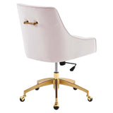 Discern Performance Velvet Office Chair by Lefancy