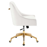 Discern Performance Velvet Office Chair by Lefancy