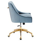 Discern Performance Velvet Office Chair by Lefancy