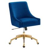 Discern Performance Velvet Office Chair by Lefancy