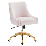 Discern Performance Velvet Office Chair by Lefancy