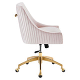 Discern Performance Velvet Office Chair by Lefancy