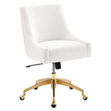 Discern Performance Velvet Office Chair by Lefancy