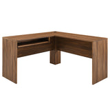 Venture L-Shaped Wood Office Desk by Lefancy