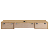 Render Wall Mount Wood Office Desk by Lefancy